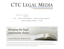 Tablet Screenshot of ctclegalmedia.com